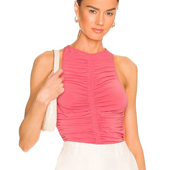 A.L.C. Adley Ruched Top Size L - Picture 9 of 13